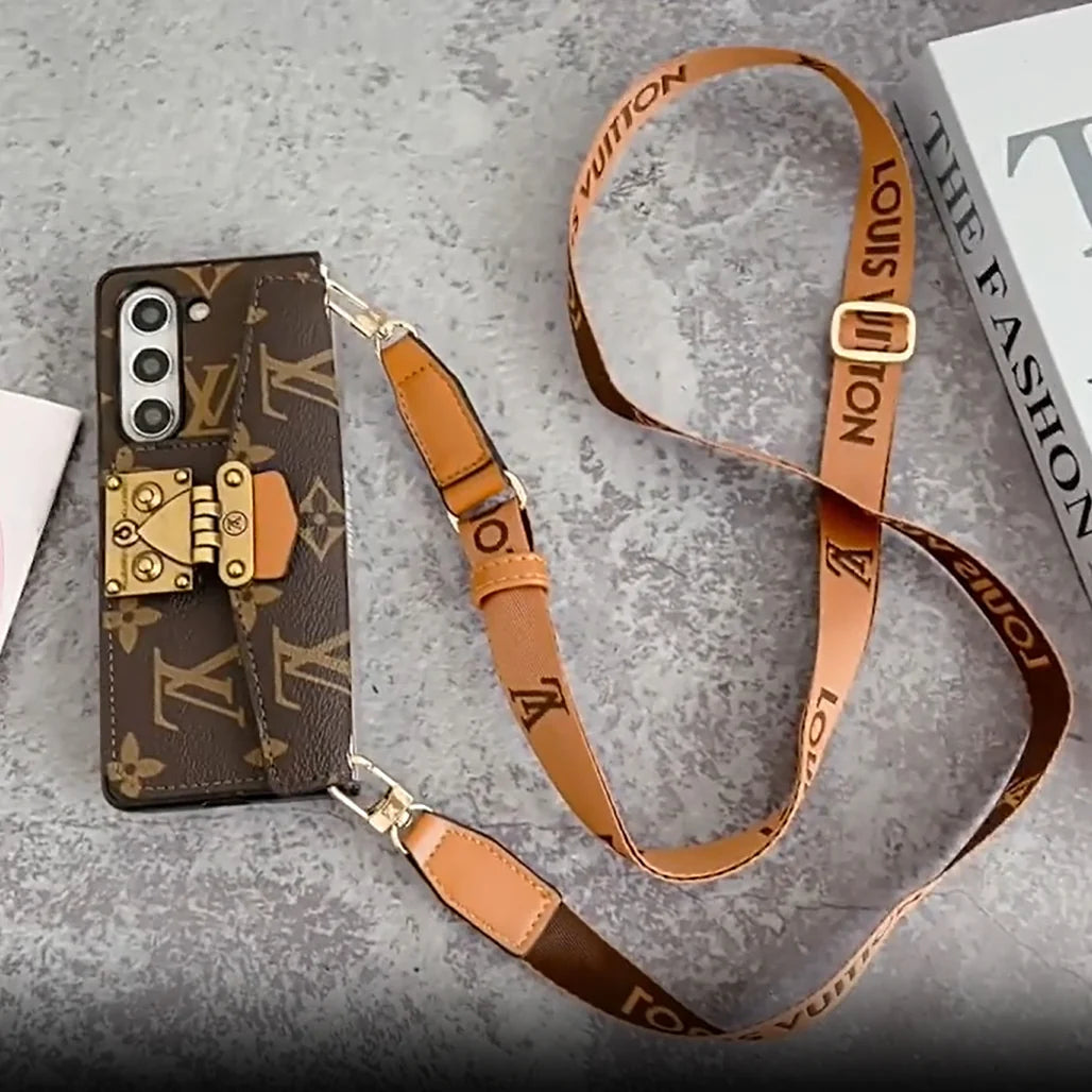 LOCK CARD BAG CROSSBODY CHAIN SAMSUNG Z FOLD CASE