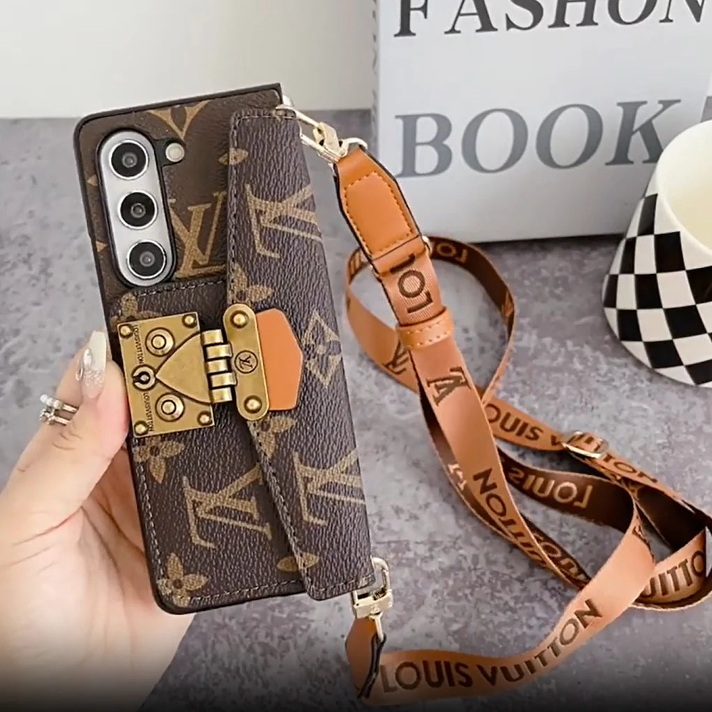 LOCK CARD BAG CROSSBODY CHAIN SAMSUNG Z FOLD CASE
