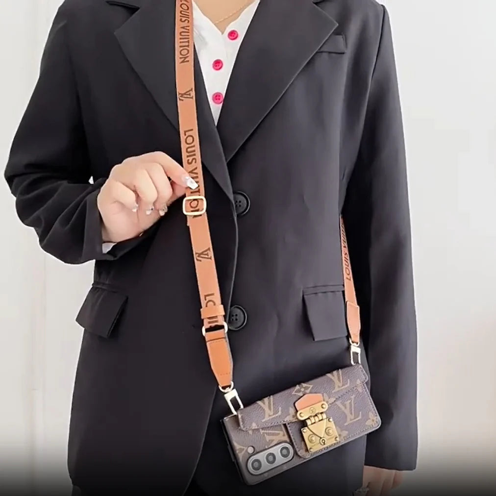 LOCK CARD BAG CROSSBODY CHAIN SAMSUNG Z FOLD CASE