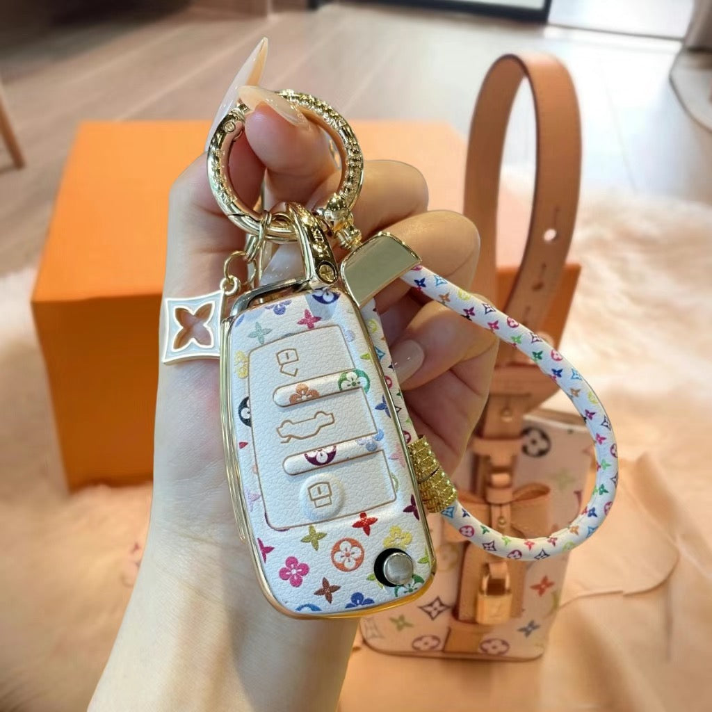 Stylish Car Key Cover Set