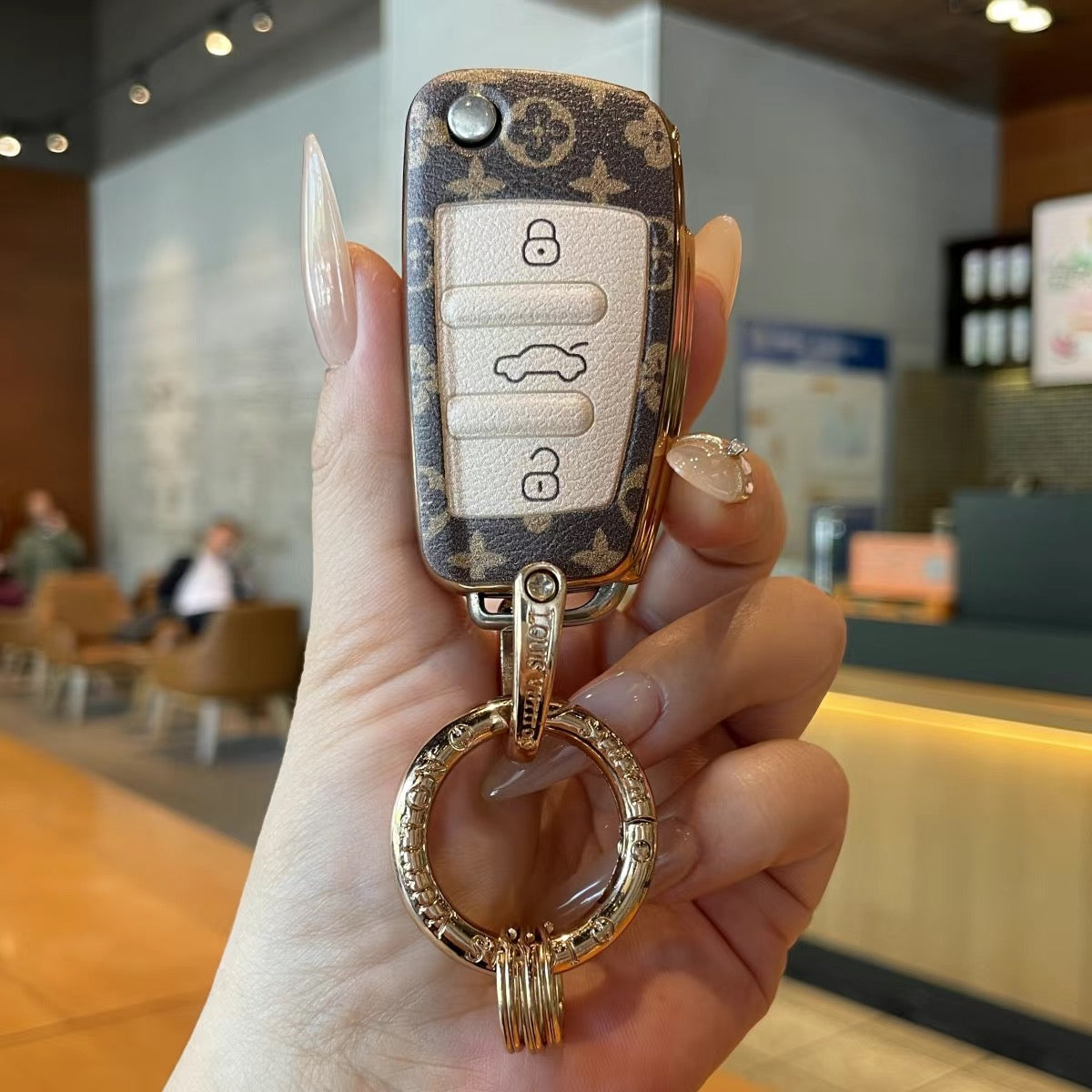 Stylish Car Key Cover Set
