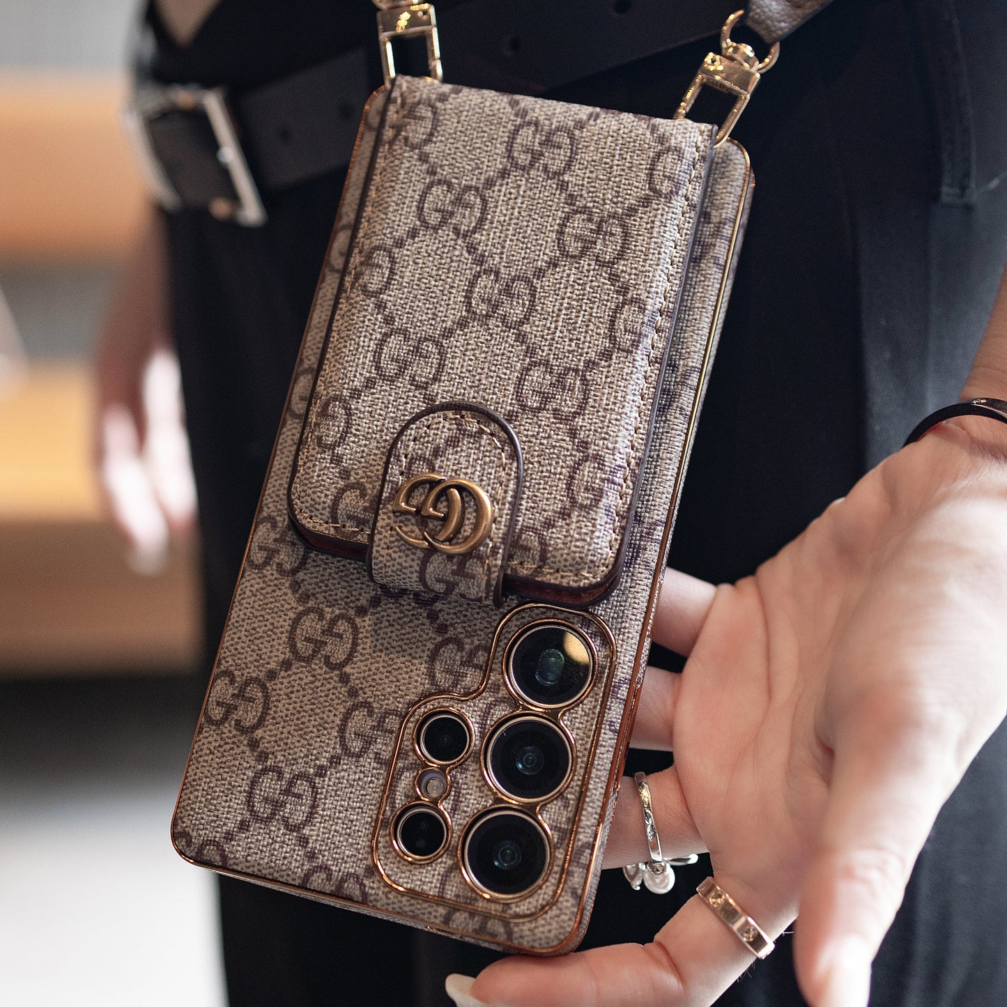 Style Samsung Phone Case with Card Holder