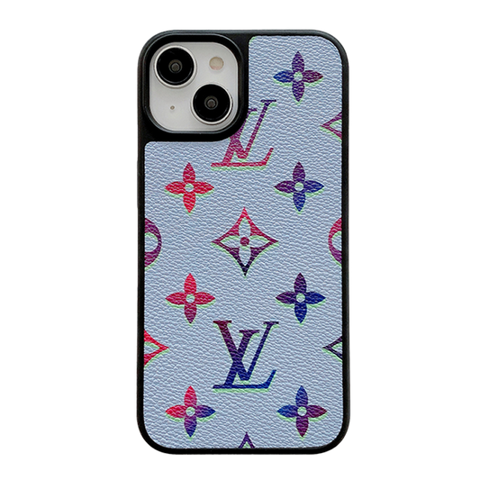 Lou Color Leather iPhone Case