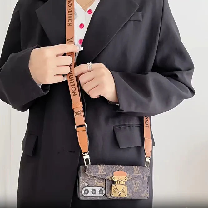 LOCK CARD BAG CROSSBODY CHAIN SAMSUNG Z FOLD CASE