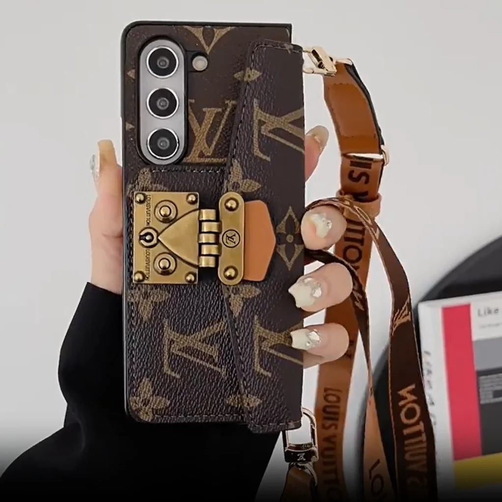 LOCK CARD BAG CROSSBODY CHAIN SAMSUNG Z FOLD CASE
