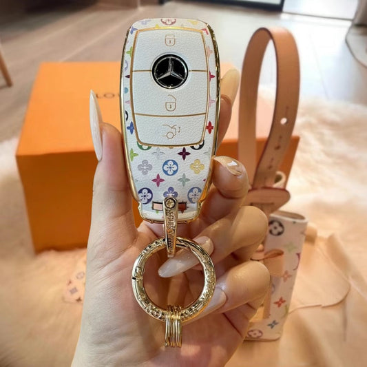Chic Key Case with Wrist Strap