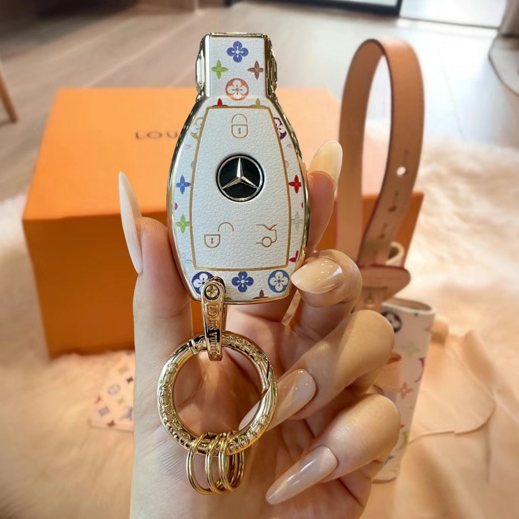 Chic Key Case with Wrist Strap