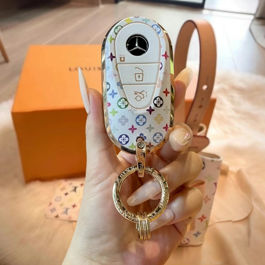 Chic Key Case with Wrist Strap