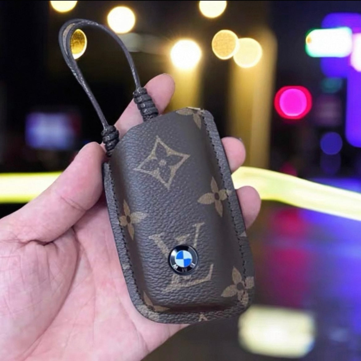 Premium Leather Key Cover for BMW Drivers 🚘