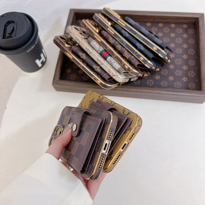 Lou Classic Color Card Bag iPhone Case