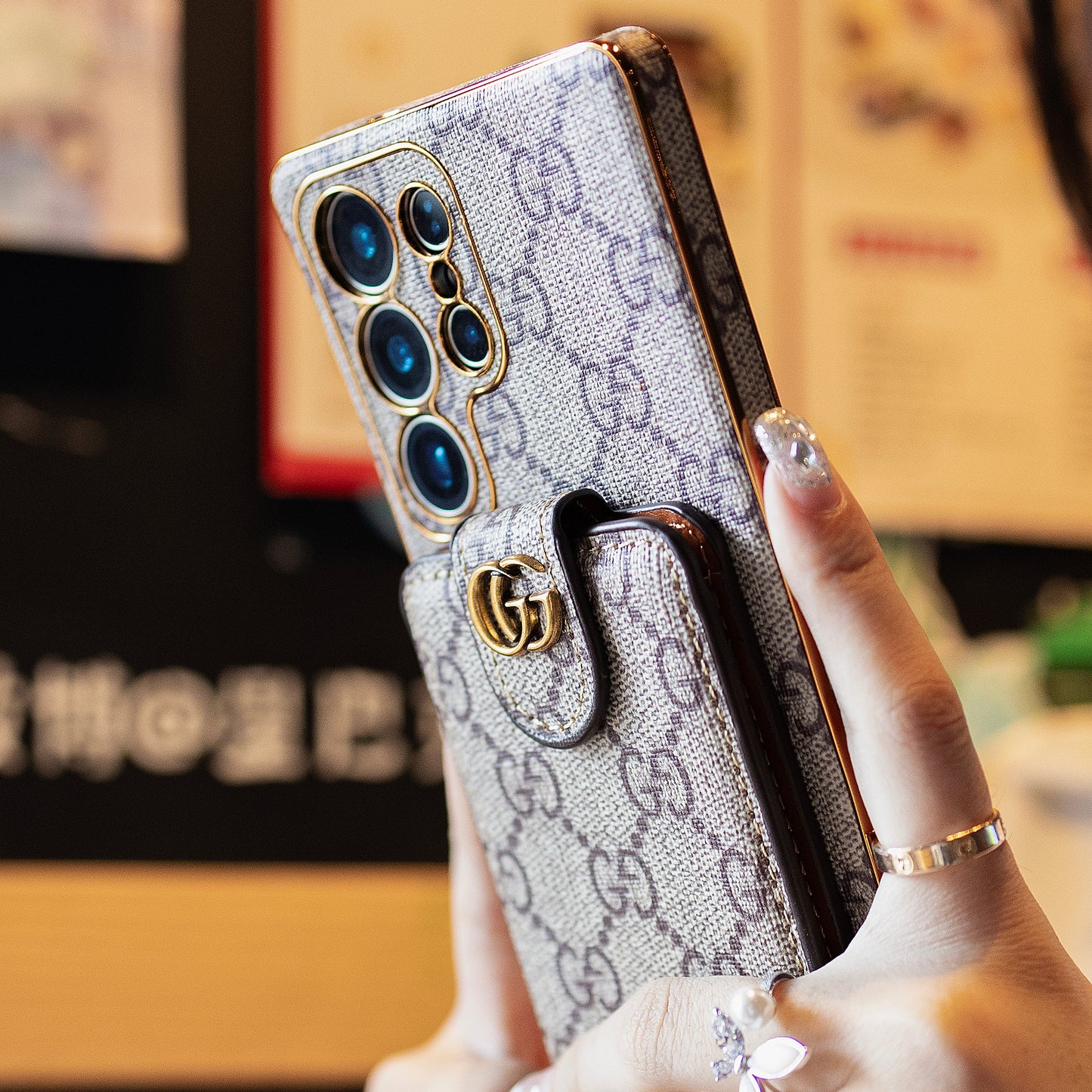 Style Samsung Phone Case with Card Holder