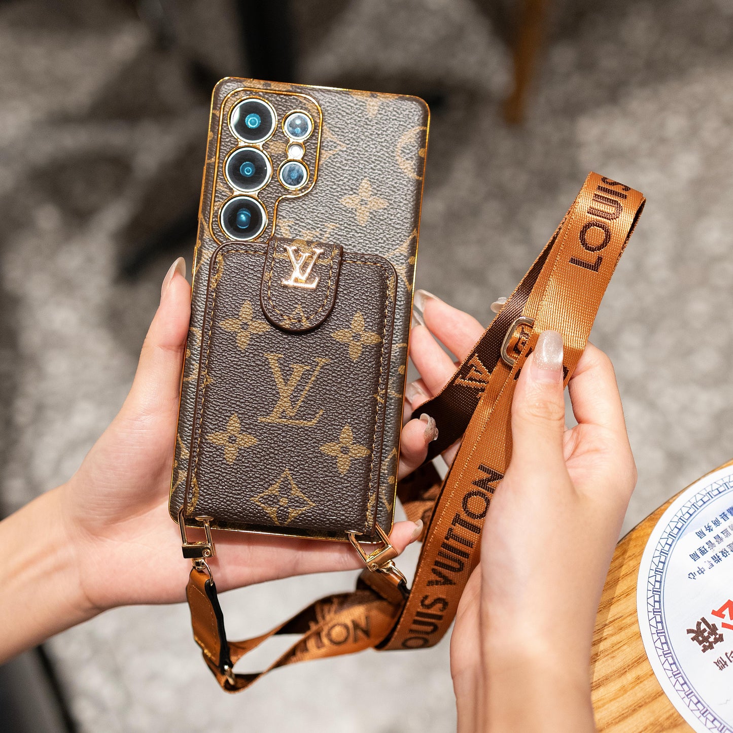 Style lanyard samsung phone case