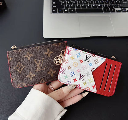 L$V-Inspired Card Holder Wallet: Chic & Functional!