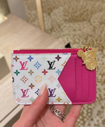 L$V-Inspired Card Holder Wallet: Chic & Functional!