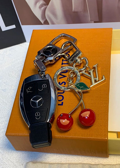 🌟 L$V Cherry Keychain: Cute + Luxury, All in One 🍒✨