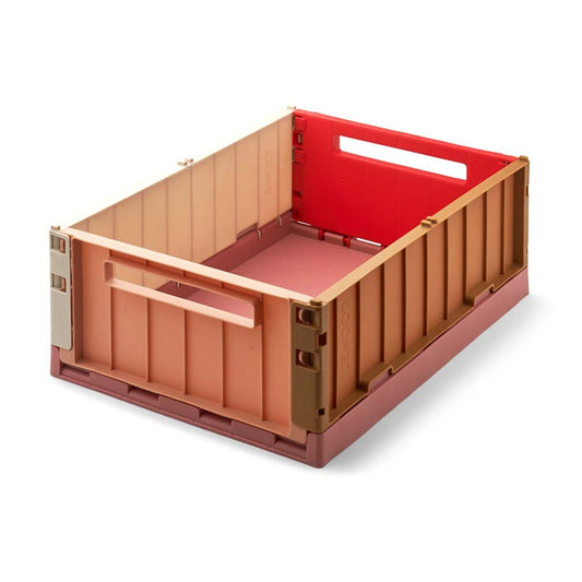 Caisse de Rangement Pliable Taille L - Framboise Multi Mix