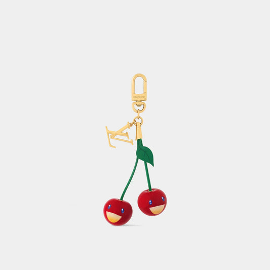 🌟 L$V Cherry Keychain: Cute + Luxury, All in One 🍒✨